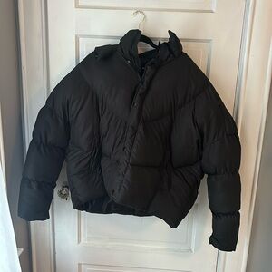 Black Puffer Coat
